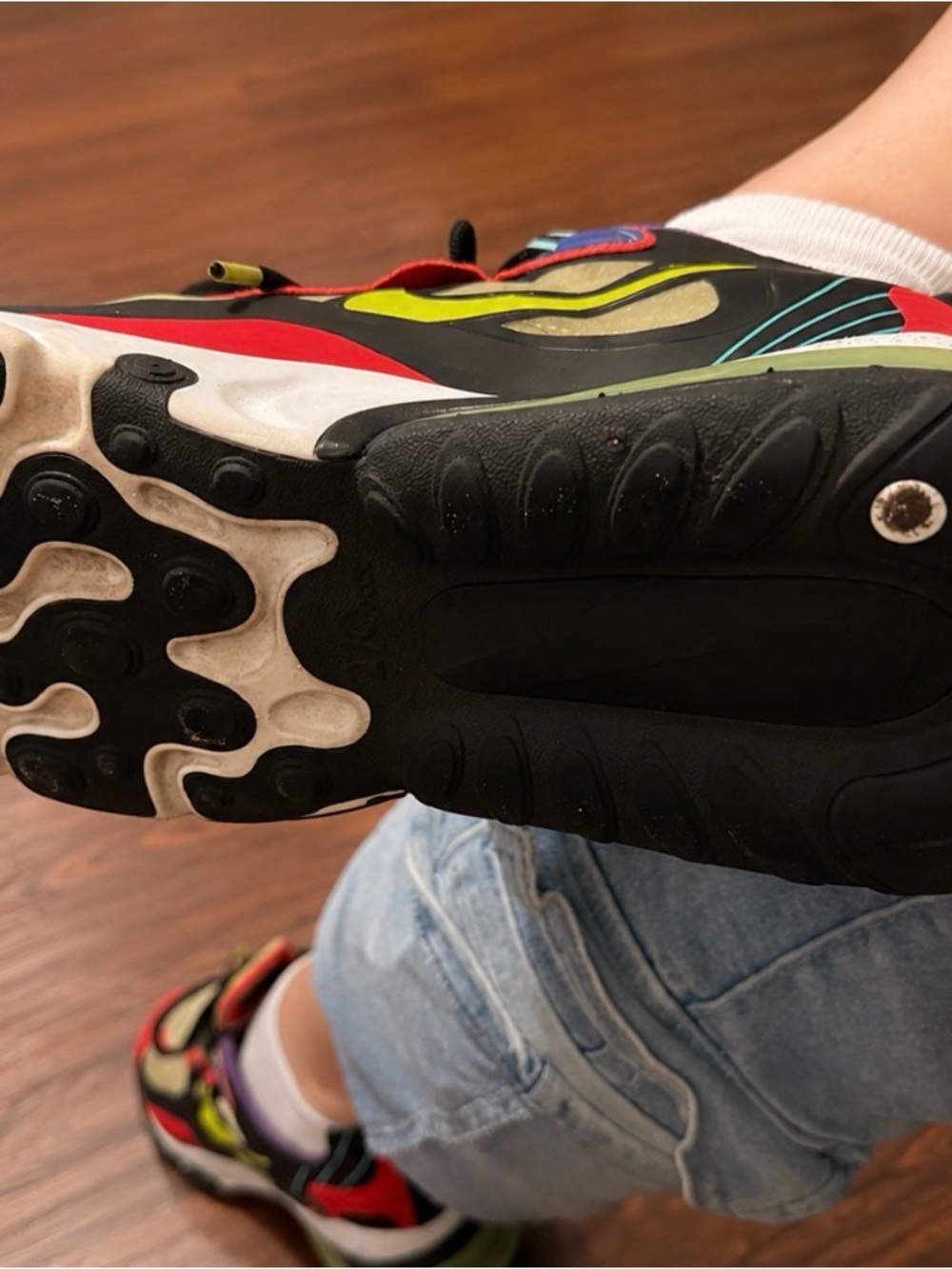 Nike Air Max 270 React Multicolor Sneakers - Picture 5 of 5